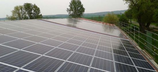 Abbildung eines installierten Solarpanels